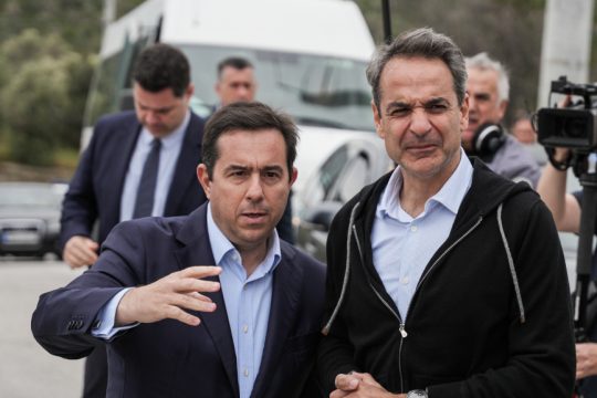 Κυριάκος Μητσοτάκης με Νότη Μηταράκη