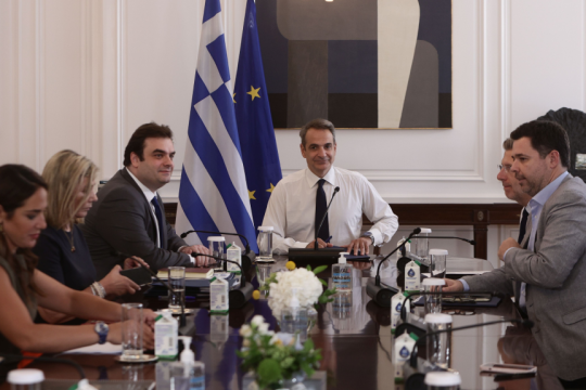 Κ. Μητσοτάκης στο υπουργείο Παιδείας