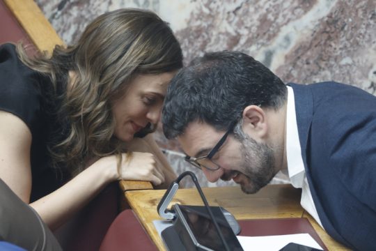 Ο Νάσος Ηλιόπουλος στηρίζει ανοιχτά την Έφη Αχτσιόγλου