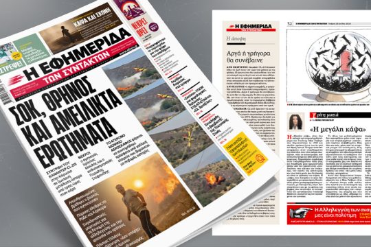 Χώρα παρανάλωμα, κράτος θεατής