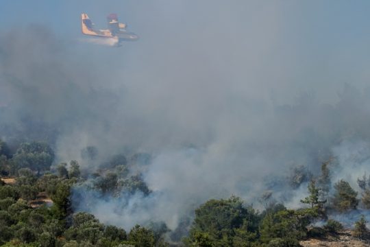 Πολύ υψηλός κίνδυνος πυρκαγιάς τη Δευτέρα σε πολλές περιοχές
