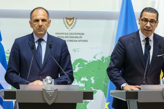 Η πρώτη επίσκεψη Γεραπετρίτη στη Λευκωσία