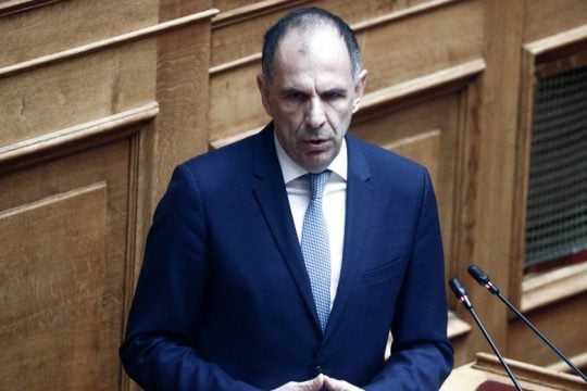 Ο υπουργός Εξωτερικών Γιώργος Γεραπετρίτης