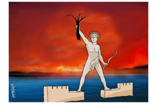 Σκίτσο Κώστας Γρηγοριάδης