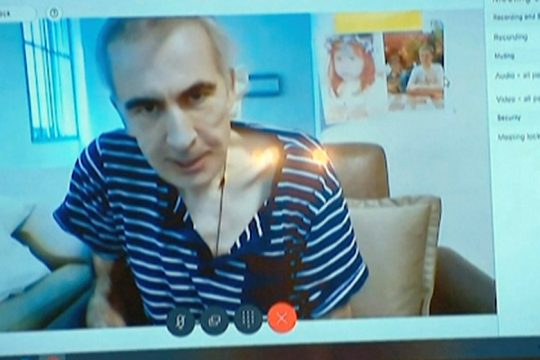 Ανησυχία για την υγεία του φυλακισμένου πρώην προέδρου Μιχαήλ Σαακασβίλι