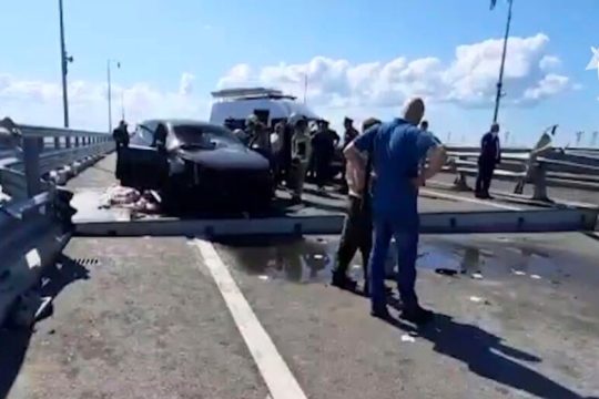 Ουκρανική επίθεση στη γέφυρα Κερτς