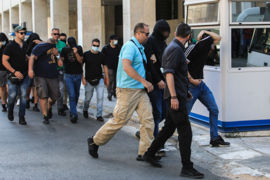 Κροάτες οπαδοί στη ΓΑΔΑ