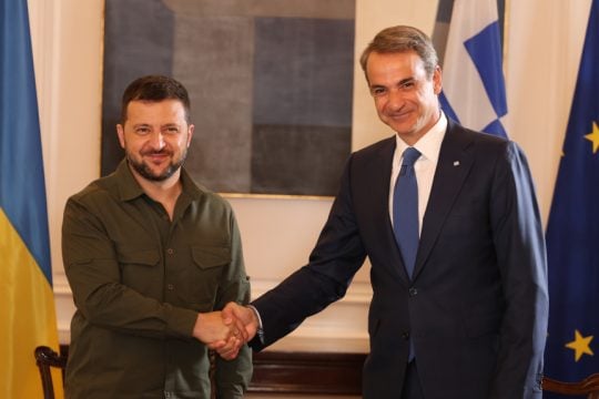 Μητσοτάκης με Ζελένσκι