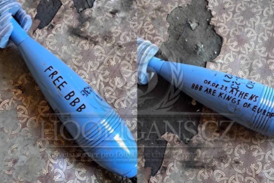 Ανάρτηση υποστήριξης των ΒΒΒ από τη Ντιναμό Κιέβου