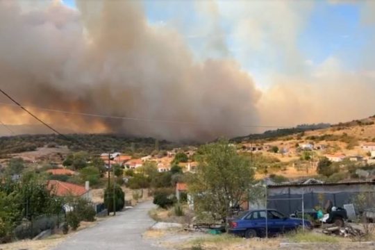 Φωτιά στον Έβρο