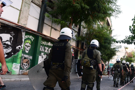 Ισχυρές αστυνομικές δυνάμεις έξω από το γήπεδο του Παναθηναϊκού