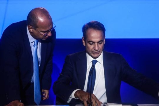 Γιάννης Οικονόμου, Κυριάκος Μητσοτάκης