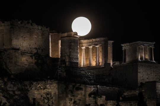 πανσέληνος-Ακρόπολη