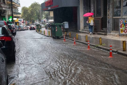 Βροχή στη Θεσσαλονίκη