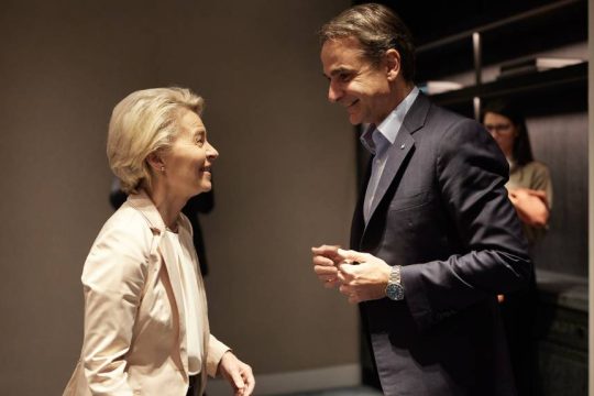 Ούρσουλα φον ντερ Λάιεν - Κυριάκος Μητσοτάκης