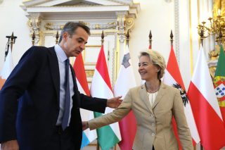Κυριάκος Μητσοτάκης- Ουρσουλα φον ντερ Λάιεν