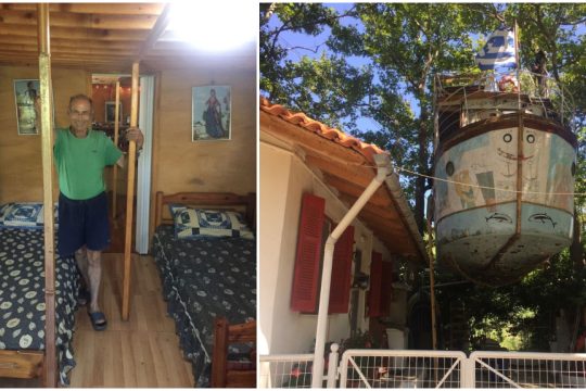 Η αυτοσχέδια κιβωτός του Γιάννη Ταμία στην Πάλτση