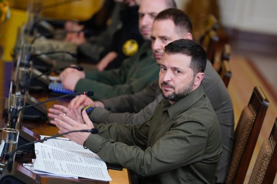 Ο Βολ. Ζελένσκι στον Λευκό Οίκο
