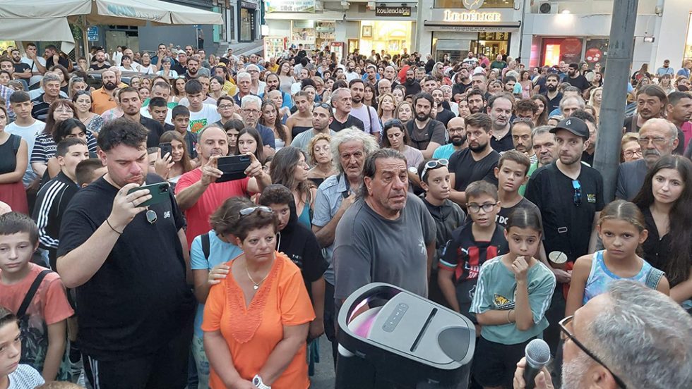 Συγκέντρωση διαμαρτυρίας στον Αγιο Νικόλαο