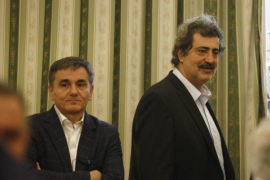 ο Ευκλείδης Τσακαλώτος και ο Παύλος Πολάκης