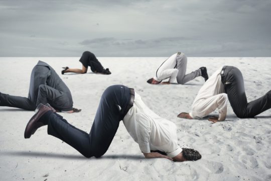 φόβος, στρουθοκαμηλισμός