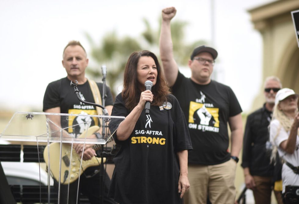 hollywood strikes Fran Drescher