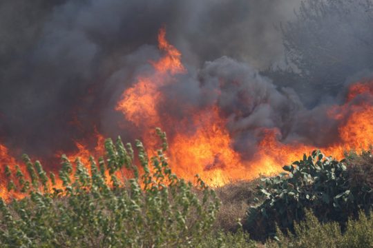 Σικελία, πυρκαγιά
