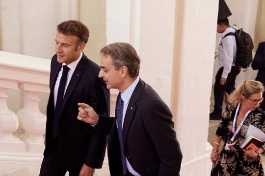 «Σε συντονισμό» Μητσοτάκης - Μακρόν για τη Μέση Ανατολή - Τι είπαν στο τηλέφωνο