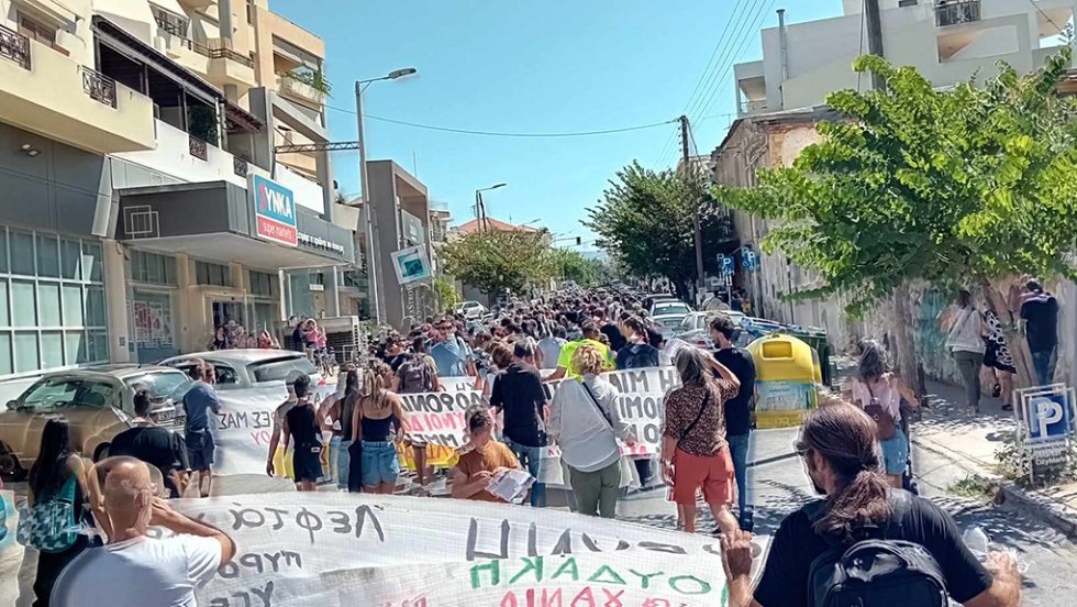 πορεία Χανιά Κώστας Μανιουδάκης