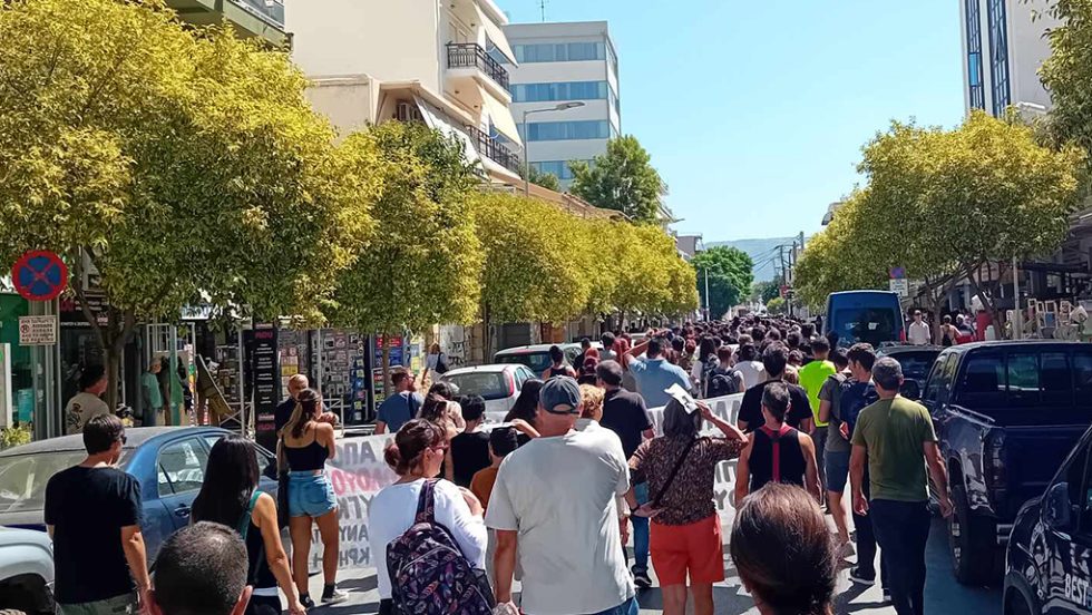 πορεία Χανιά Κώστας Μανιουδάκης
