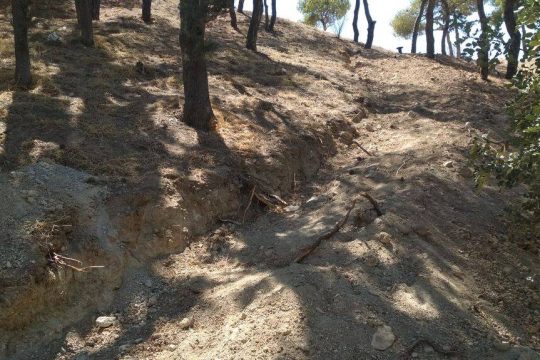 Λόφος Στρέφη, έργα