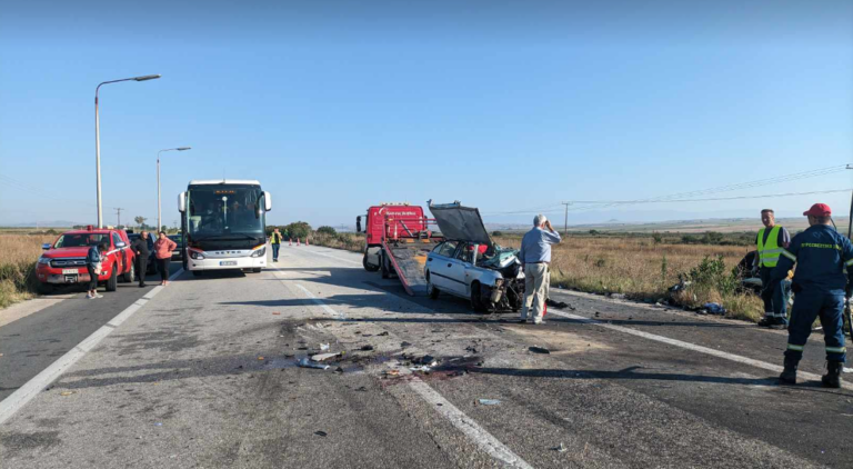 Τροχαίο με λεωφορείο και δύο ΙΧ στο Κιλκίς