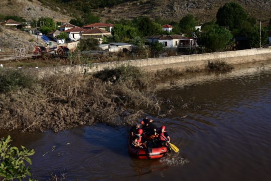 Πλημμύρες στον Βλοχό Καρδίτσας