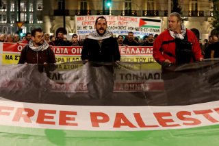 Pορεία αλληλεγγύης στον λαό της Παλαιστίνης