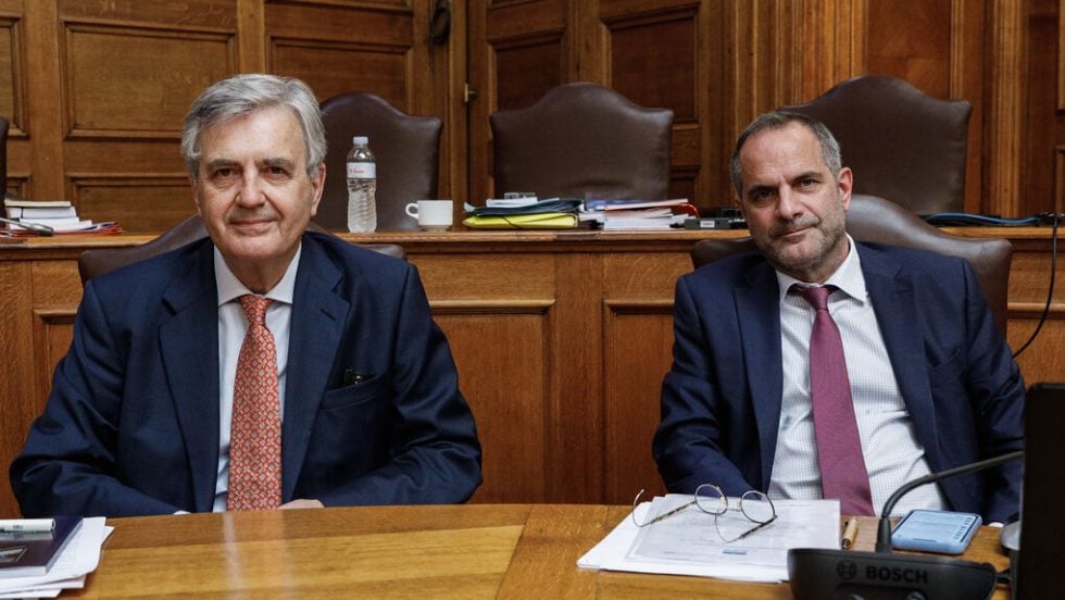 Ο πρώην διευθύνων σύμβουλος της ΕΡΤ Γιώργος Γαμπρίτσος και ο πρόεδρος της εταιρείας Κωνσταντίνος Ζούλας