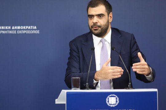 Ο κυβερνητικός εκπρόσωπος Π. Μαρινάκης