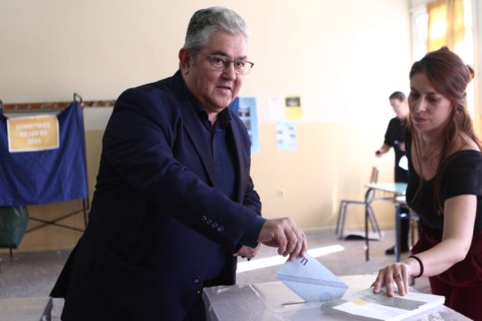 ο Δημήτρης Κουτσούμπας