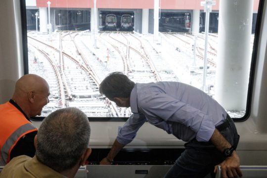 Μητσοτάκης μετρό