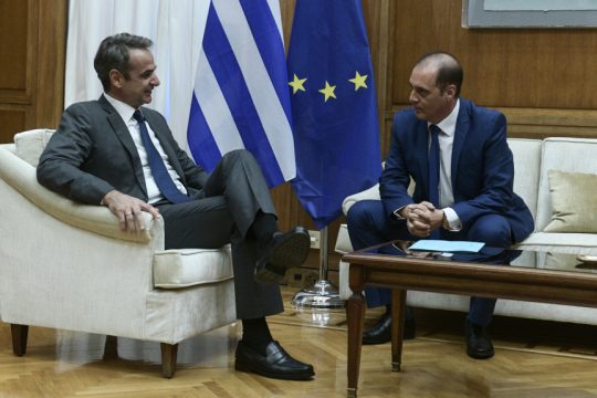 Κυριάκος Μητσοτάκης και Κυριάκος Βελόπουλος