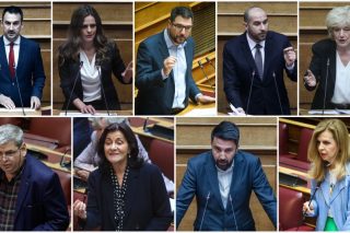 Αλ. Χαρίτσης | Εφη Αχτσιόγλου | Ν. Ηλιόπουλος | Δημ. Τζανακόπουλος | Σία Αναγνωστοπούλου | Ζεϊμπέκ Χουσείν | Θεανώ Φωτίου | Φερχάτ Οζκιούρ | Μερόπω Τζούφη