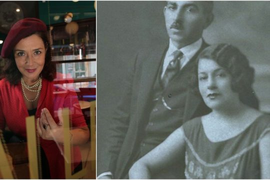 Φένια Παπαδόδημα και δεξιά Marika’s Dream: η Μαρίκα Παπαγκίκα με τον σύζυγό της, Κώστα, στη Νέα Υόρκη