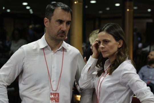 η Έφη Αχτσιόγλου και ο Αλέξης Χαρίτσης