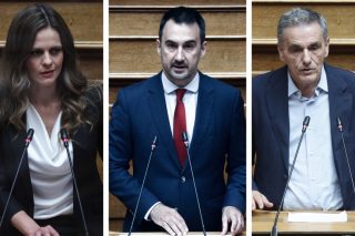 Αχτσιόγλου, Χαρίτσης, Τσακαλώτος