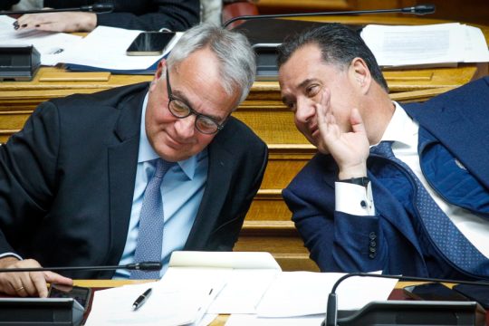 ο Άδωνις Γεωργιάδης και ο Μάκης Βορίδης