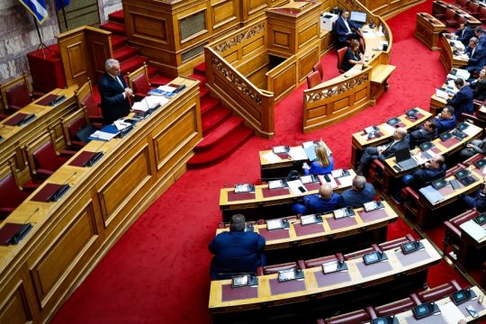 ο Μάκης Βορίδης στη Βουλή