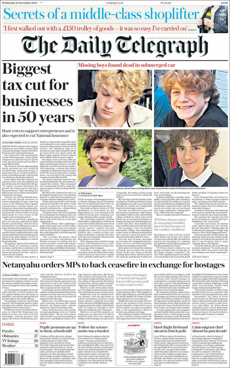 daily telegraph