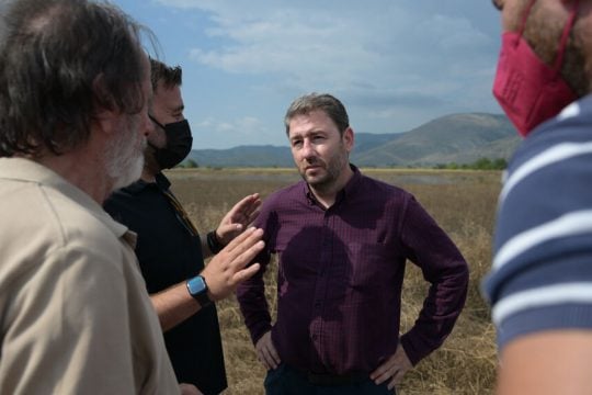 Από την επίσκεψη Ανδρουλάκη στη Θεσσαλία τον Σεπτέμβριο