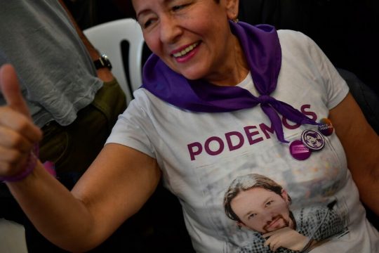 Ενθερμη υποστηρίκτρια των Podemos την... παλιά καλή εποχή του Iglesias (2019)