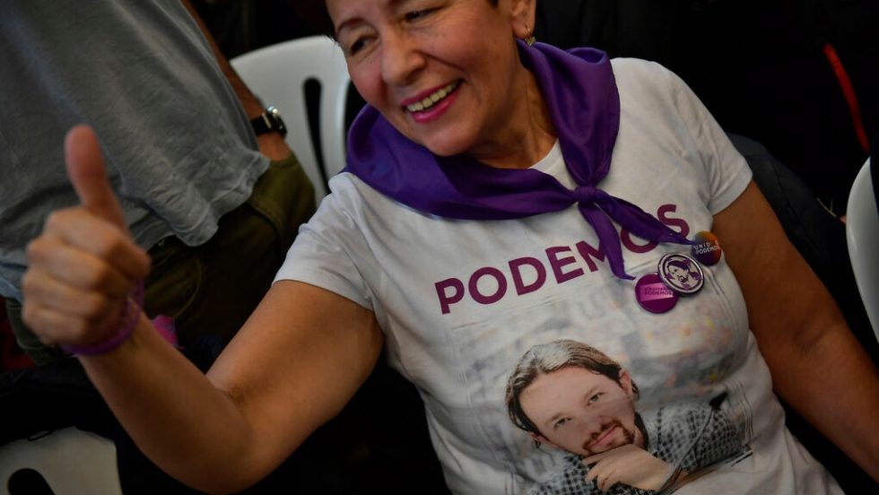 Ενθερμη υποστηρίκτρια των Podemos την... παλιά καλή εποχή του Iglesias (2019)