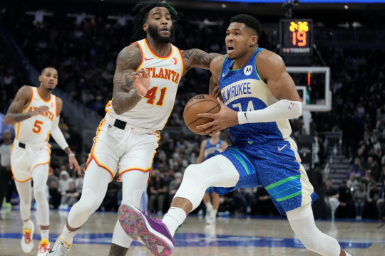 Milwaukee Bucks' Giannis Antetokounmpo